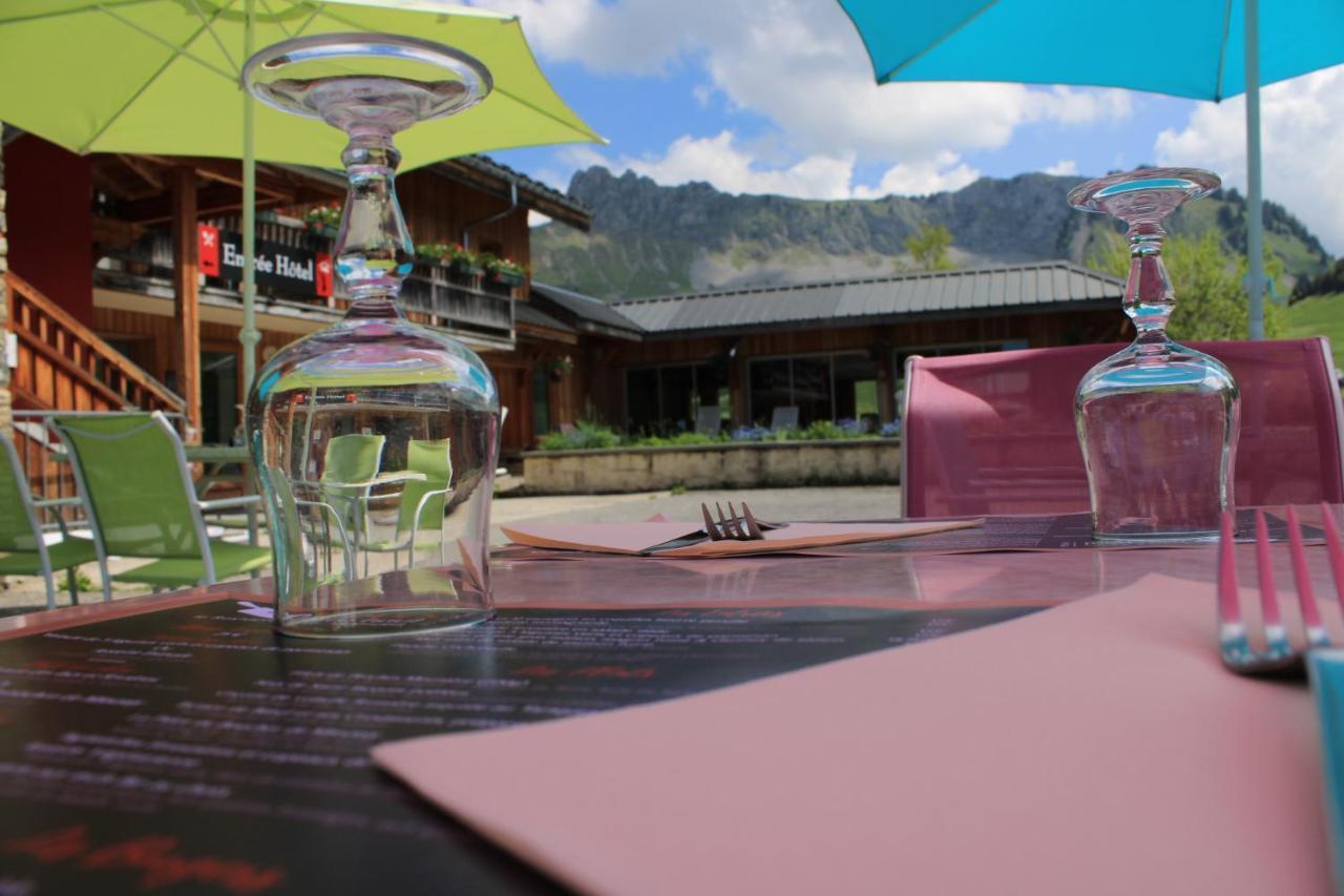 Chalet Hotel Vaccapark Le Praz de Lys Eksteriør bilde