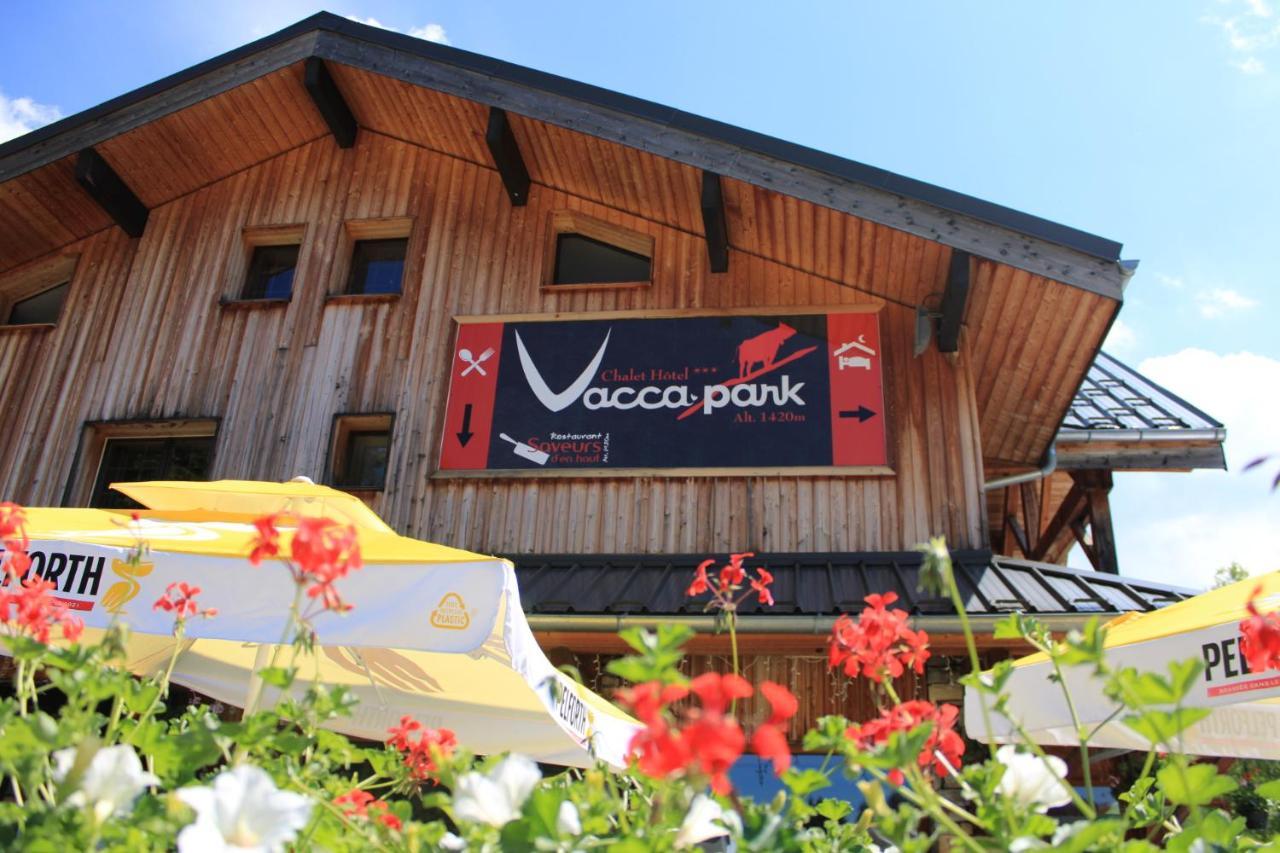 Chalet Hotel Vaccapark Le Praz de Lys Eksteriør bilde