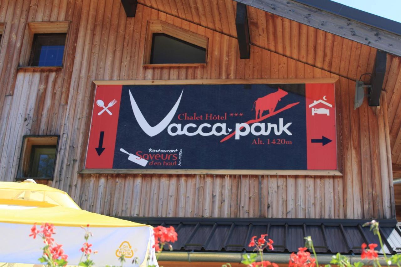 Chalet Hotel Vaccapark Le Praz de Lys Eksteriør bilde