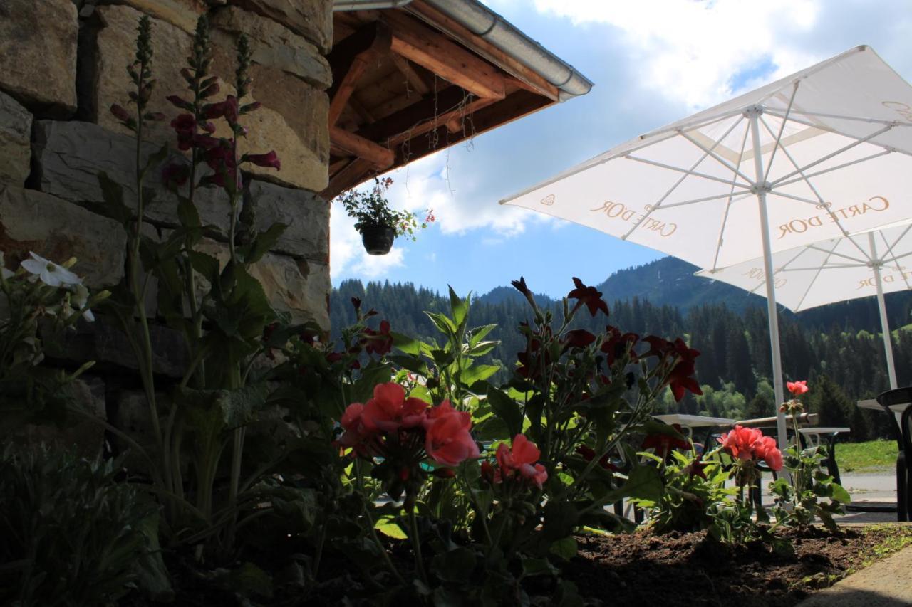 Chalet Hotel Vaccapark Le Praz de Lys Eksteriør bilde