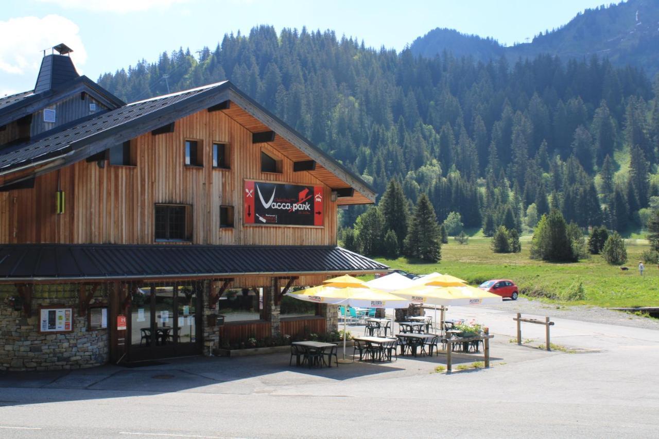 Chalet Hotel Vaccapark Le Praz de Lys Eksteriør bilde